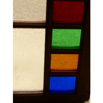 カラフル色ガラス欄間　R763 