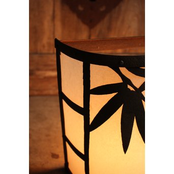 かまぼこ型竹の鉄門灯　A1309 