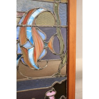 熱帯魚ステンドグラス引戸　GD797 