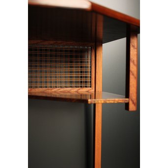 指物上質材の茶棚/飾棚　K398 