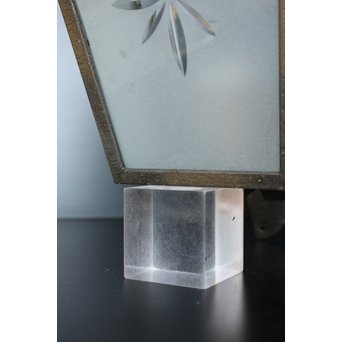 切子ガラスのブラケット照明　A1823 