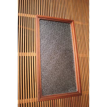 欅框 中貫ガラスの格子戸　L988 