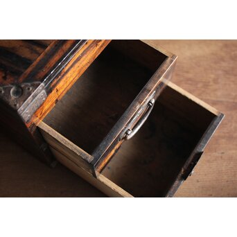 黒柿の硯箱　X223 
