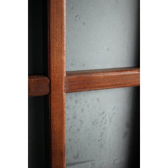 総欅 ガラス格子蔵戸　W991 