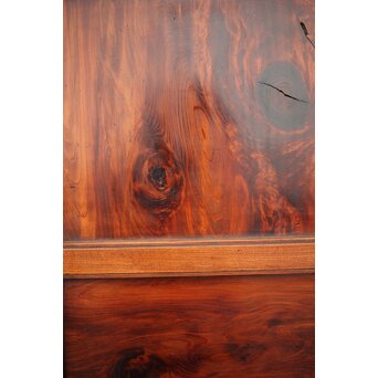市松襖 欅黒柿肥松 意匠建具 4枚1組　B994Y 松だと思いますが　松節は好まれて使用されますね