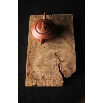 古木 敷板 煎茶盆　X316 