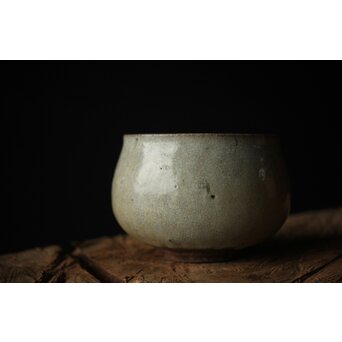 会寧焼 斑釉 茶碗　P314 