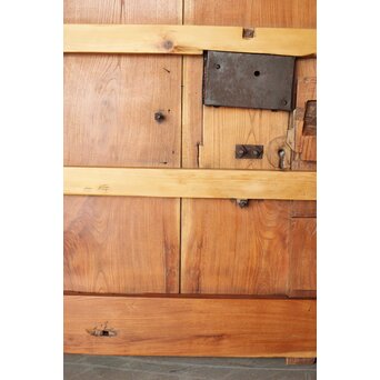 欅と栗の格子蔵戸　W066 