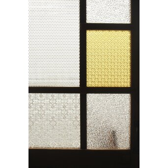 黄色ガラスのドア　GD0113 