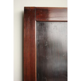 飴色 欅框 一枚板 板戸 4枚1組　B1056 框は堅木　格調高くなります