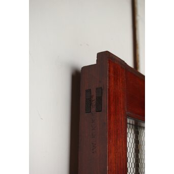 総欅 網の升格子蔵戸　W0148 