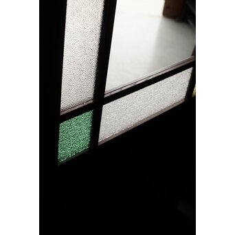 総欅 色ガラスドア　GD0213Y 