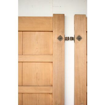 銅張門扉一対　W0154 