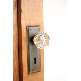 花硝子とガラスノブのドア　GD0218 