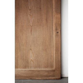 中型欅一枚板門扉一対　W0157 