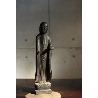 木彫 地蔵菩薩像 民間仏　X585