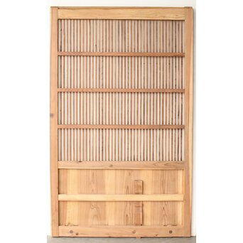 欅格子の蔵戸　W0199 ウラ