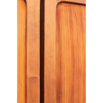 瓢引手の良杉網代と一枚板戸　B628 