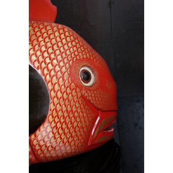 巨大玉眼鯛菓子器/食籠　S2539 