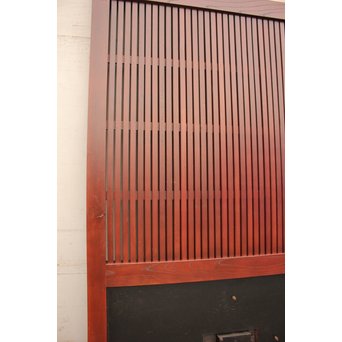 大型総欅重量級格子蔵戸　W462 
