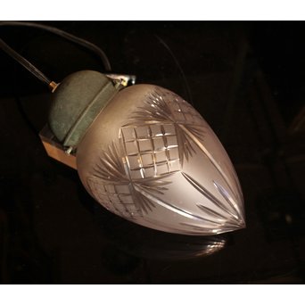 雫型切子の電笠/照明　A1615 