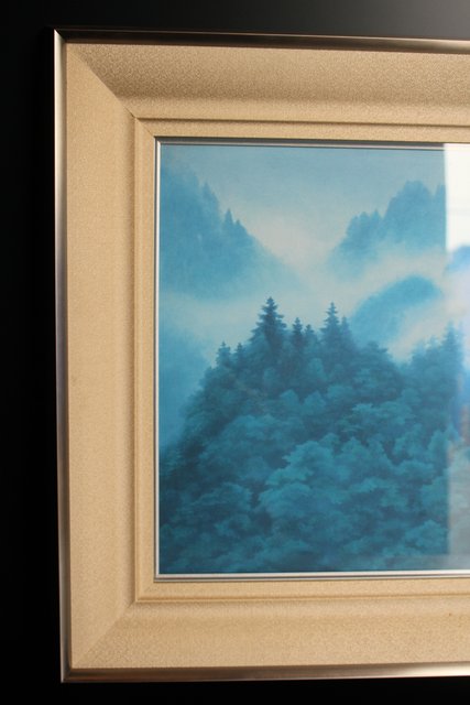 東山魁夷「朝雲」岩絵具方式複製画 S2835｜時代家具 アンティーク 蔵戸 