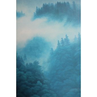 東山魁夷「朝雲」岩絵具方式複製画 　S2835 