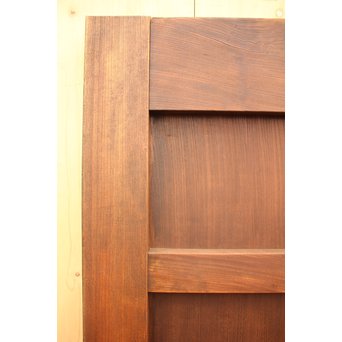 極太框欅一枚板蔵戸　W511 