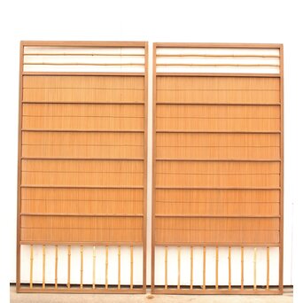 竹飾の簀戸　2枚1組　F190