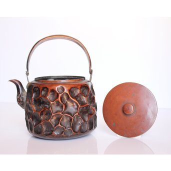 銅製 ひしぎ湯沸 銅瓶　M006 