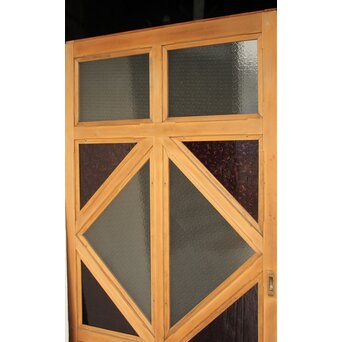 プレス紫色ガラス建具　GD1141 