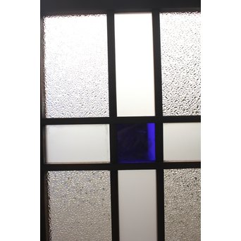 青色ガラスの小窓 2枚1組　GD1151 