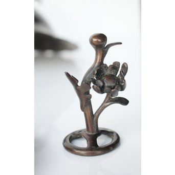 仏教美術 仏具 竹長作 菊装飾銅細工 輪灯 一雙/対　M054 