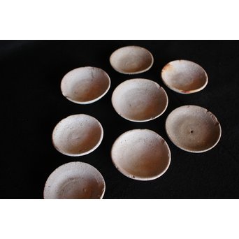 灰釉陶器 豆皿8枚　P049 