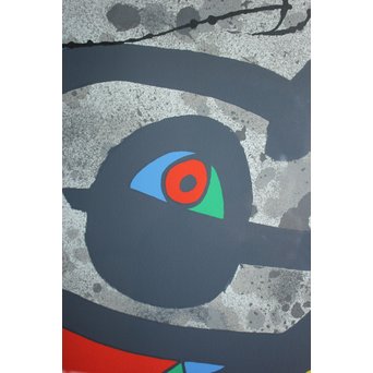 ジョアン・ミロ 黄金の羽を持つトカゲ PL.2 Joan Miró, Le lezard aux plumes d'or Ⅱ リトグラフ　Z048 