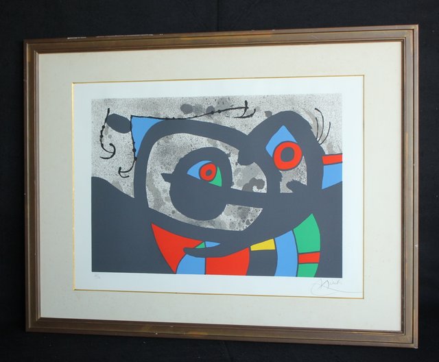 ジョアン・ミロ 黄金の羽を持つトカゲ PL.2 Joan Miró, Le lezard aux 