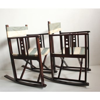 ヤマハ折り畳み式文化椅子ロッキングチェアー 2脚1組　T408 