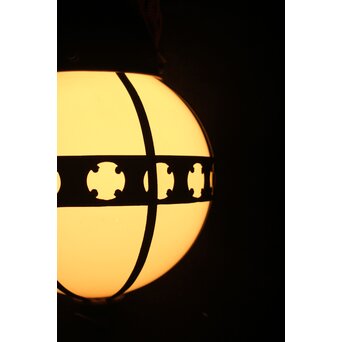 球体銅巻照明　A1900 