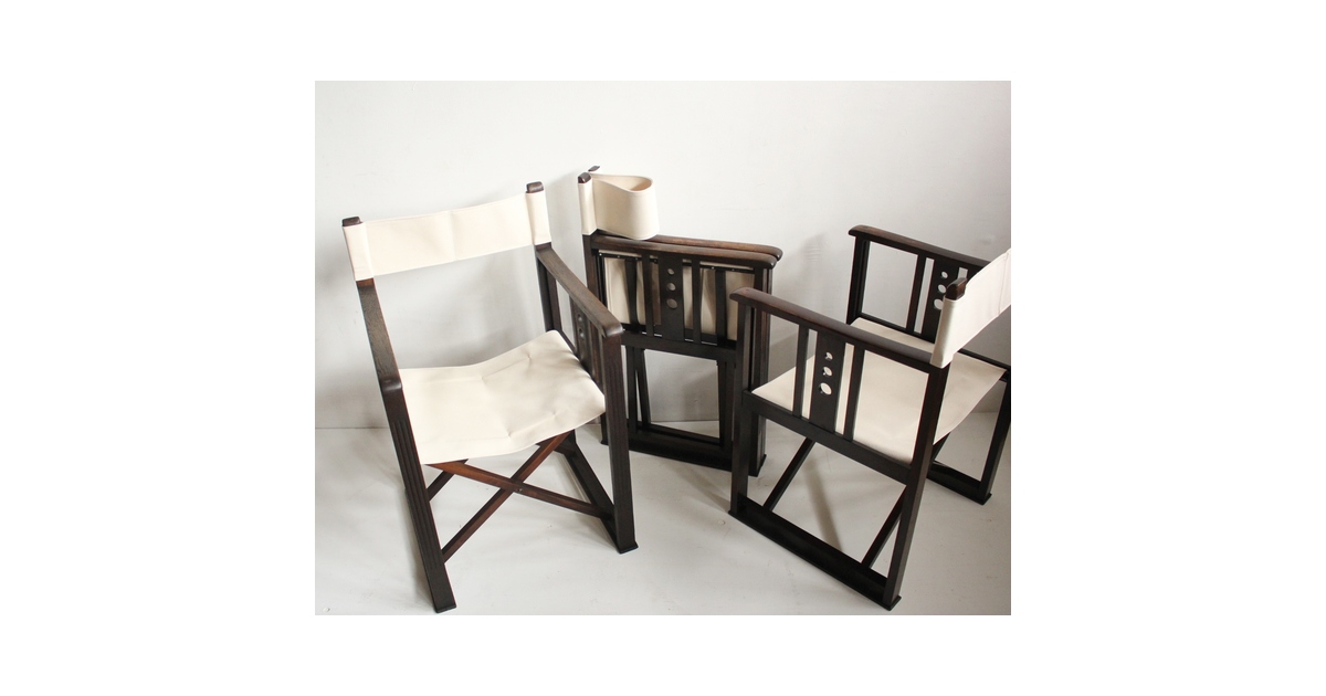 ヤマハ折り畳み式文化椅子 3脚1組 T411｜骨董店 のびる 古美術 骨董