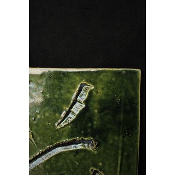 岩ヶ根窯[雪月花] 織部陶板　P089 