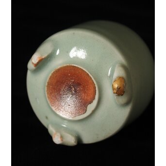 オックスフォードブルー 遺品整理◇蔵から謎の青磁と思われる壺、壷
