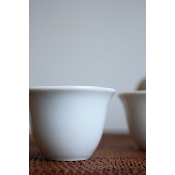 白磁煎茶碗 5客1組　P096 