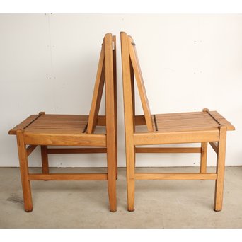 飛騨木工 格子椅子 2客セット　T413 