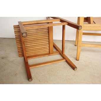 飛騨木工 格子椅子 2客セット　T413 