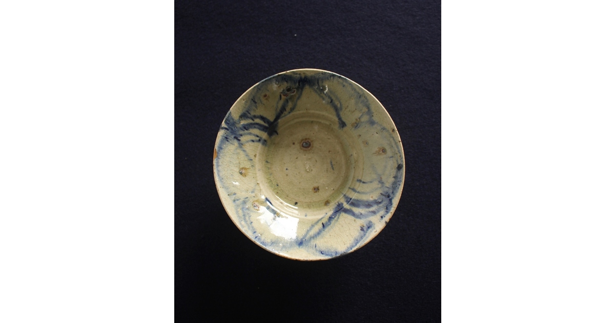 古琉球窯 茶碗 マカイ 直径約14cm 沖縄 琉球 古美術品 骨董品 Yahoo!