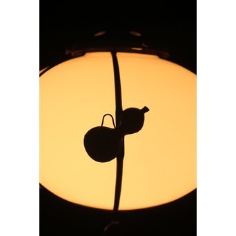 瓢箪細工のオーバル型照明/電笠　A1972Y 
