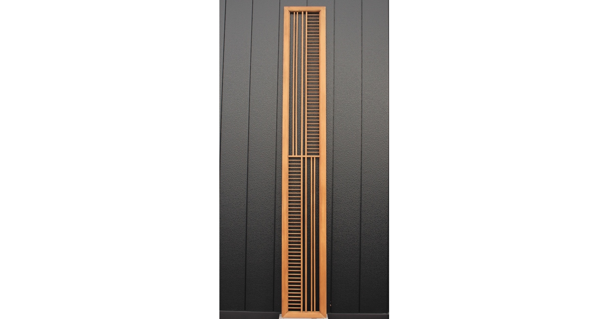 欄間　アンティーク　骨董品　5枚セット 長尺格子欄間 R2522｜骨董店 のびる 古美術 骨董 和風建具 蔵戸 買取の
