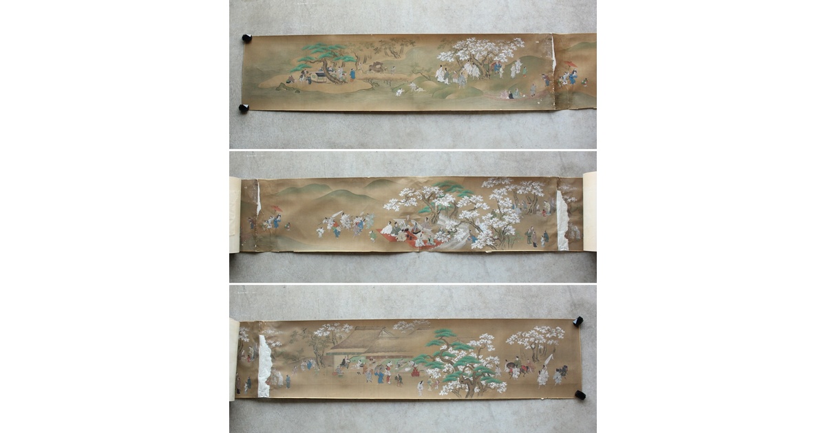 巻き物 春画 江戸古美術 全8枚 直筆 骨董 アンティーク 蒐集家放出 旧家蔵出 江戸期 春画 浮世絵 木版艶本 美人画 蔵出し 古本 古書 時代資料 古