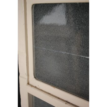 白い和風ガラス戸　D179 
