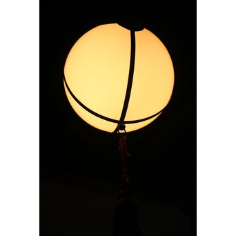 銅化粧の球体照明電笠　A1992 